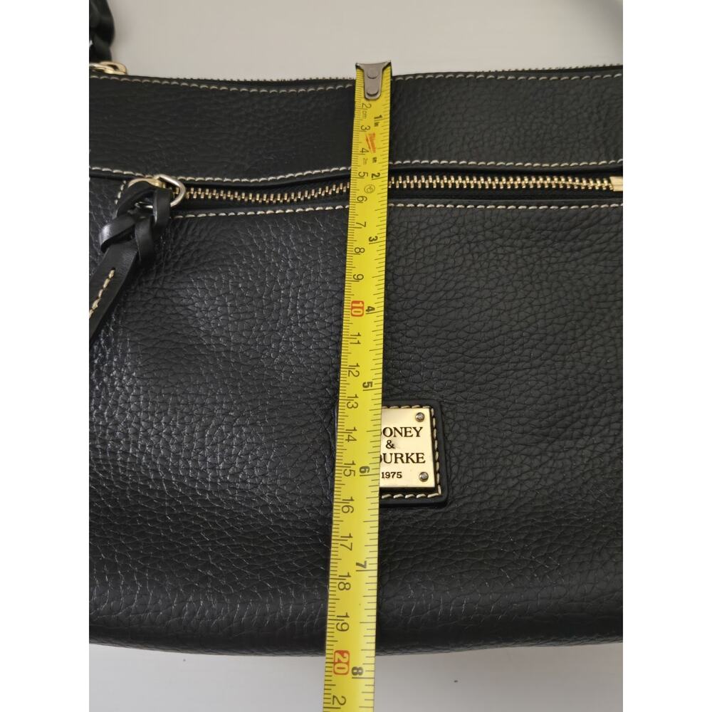 Dooney & Bourke Pebble Leather Allison Crossbody Bag Purse Black - Picture 12 of 16